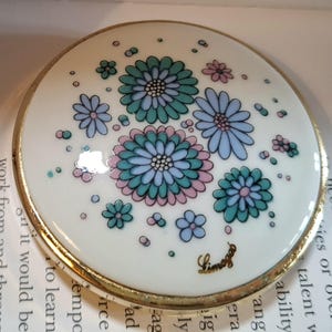 Vintage Limoge compact with mirror