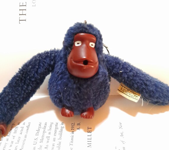 Vintage Kipling Monkey Keyring Collectable Cute Gift Collectable. Etsy Canada