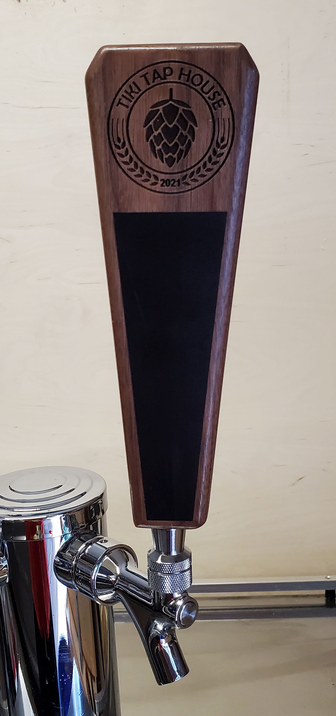 Custom Wooden Beer Tap Handle With Your Design Etsy UK