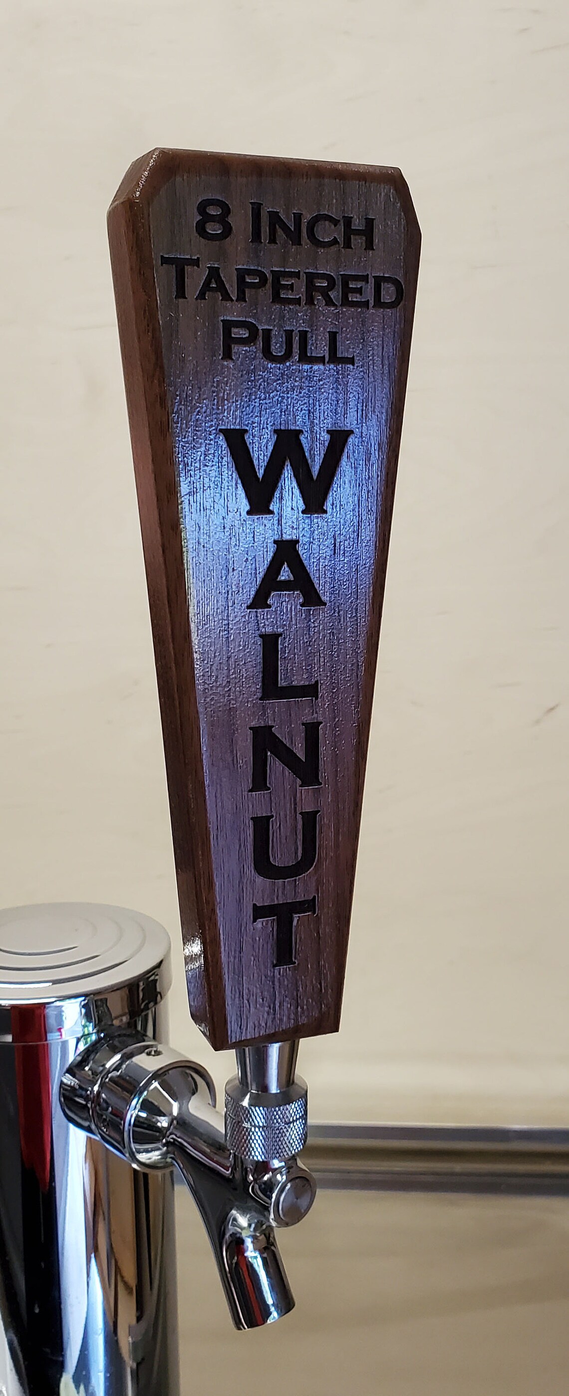 Custom Wooden Beer Tap Handle With Your Design Etsy