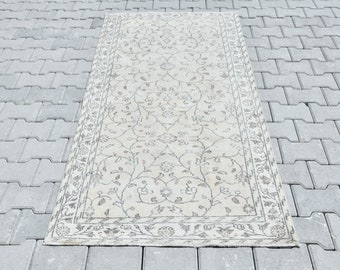Dywan Vintage 3x6, Dywan Ręcznie Robiony, Dywan Wełniany, Dywan Obszarowy 3x6, Dywan Niestandardowy, Dywan Turecki, Dywan Oushak 3x6, Dywan Do Salonu, Dywan Naturalny, Dywan Wiązany Ręcznie, S-2042