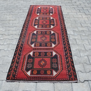 Turkish Runner Rug,Hallway Runner Rug,Entry Rug,3x8 Runner Rug,Oushak Runner Rug,Vintage Runner Rug,3x8 Rug,Office Rug,Antique Rug,B-3001