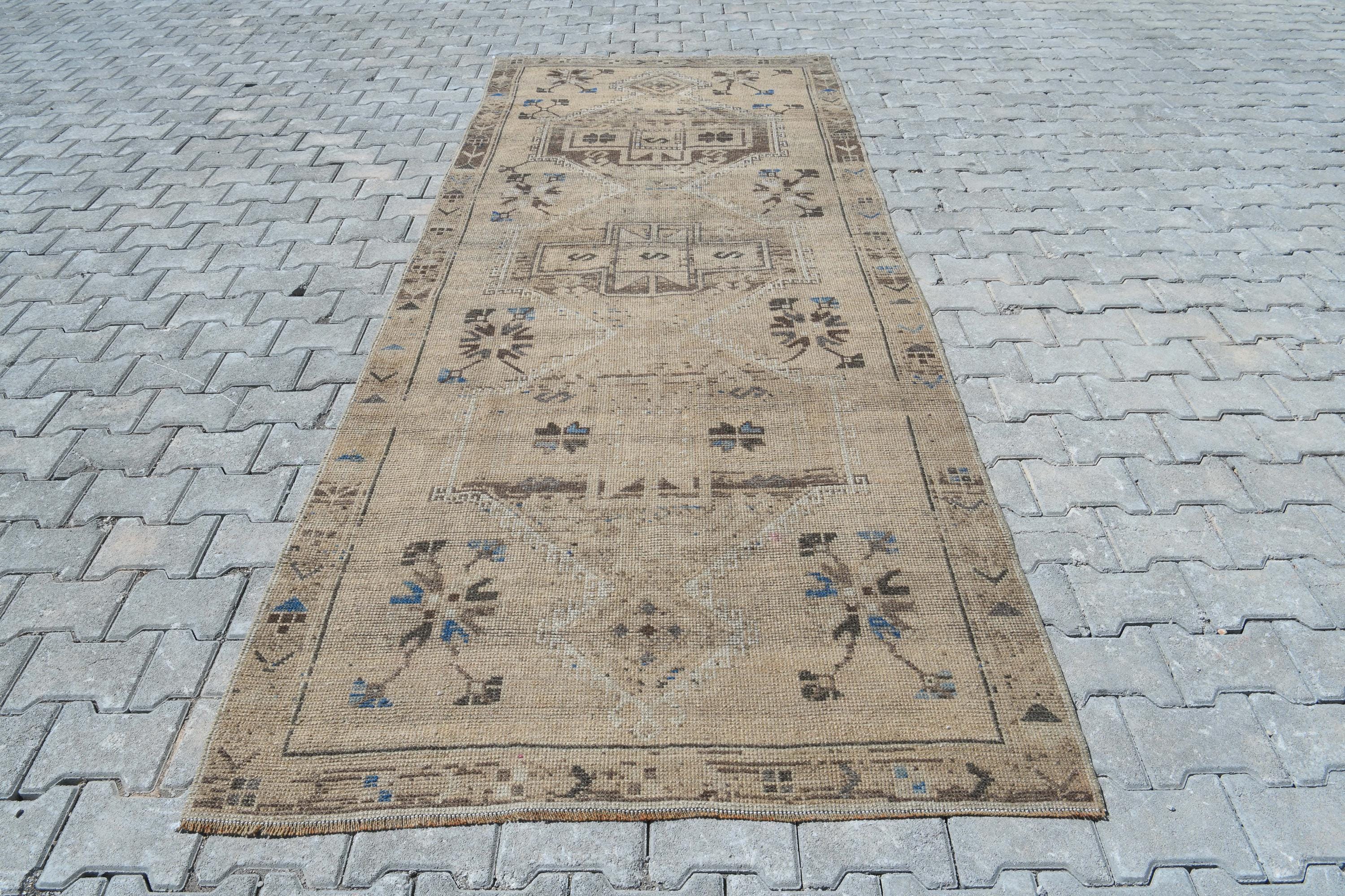 5x11 Runner Rug,5x11 Oushak Rug,5x11 Hallway Rug,5x11 Turkish Rug,Faded Runner Rug,Vintage Rug,Living Room Rug,Turkey Rug,Anatolian,B-3042