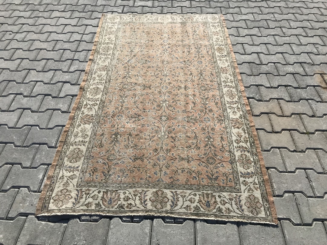 47x70 Inch Rug 4x7 Area Rug,oushak Rug 4x7,oriental Rug,handmade Rug,turkish Rug ...