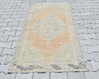 Dywan z indyka, dywan z miękkiej wełny, dywan ręcznie robiony, stary dywanik, dywanik 3x6, dywanik antyczny, dywan w stylu vintage, dywan turecki 3x6, dywan Oushak, dywan niestandardowy, dywanik 3x6, M-191