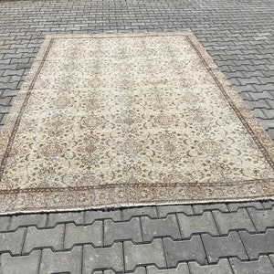 6x9ft,Turkish rug,Rag Rug,Anatolian rug,Handmade rug,Vintage rug,6x9 Rug,Decorative rug,Oushak rug,Oushak area rug,Wool rug,6x9 Rugs,S-1028