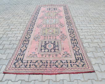 5x11 Rug,5x11 Turkish Rug,5x11 Oushak Rug,Floral Rug,5x11 Handmade Rug,Living Room Rug,Turkish Runner Rug,Oushak Runner Rug,Gift Rug,B-2835