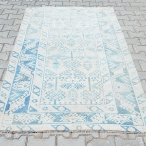 Wool Area Rug,Wool Rug,4x7 Rug,4x7,Handmade Rug,4x7 Vintage Rug,4x7 Wool Rug,Turkish Rug,Vintage Rug,Rug For Kids Room,Anatolian Rug,A-1527