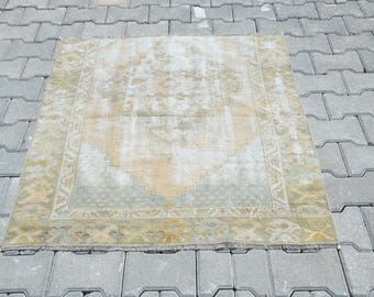 3x4 Türkischer Teppich,3x4 Oushak Teppich,Geburtstag Teppich,Geschenk Teppich,Wollteppich,Anatolischer Teppich,Anatolischer Teppich,Oushak Vintage,A-1632