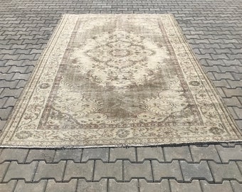 6x9 Area Rug,Oushak Rug,Living Room Rug,Handmade Rug,6x9 Rug,Turkish Rug,Floor Rug,Bedroom Rug,Anatolian Rug,Area Rug,6x9 Vintage Rug,S-1038