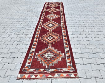 3x15 Runner Rug,Long Runner Rug,Oushak Runner Rug,Kitchen Rug,Hallway Rug,3x15 Vintage Runner,Turkish Runner Rug,Wool Rug,3x15 Rug,B-2526