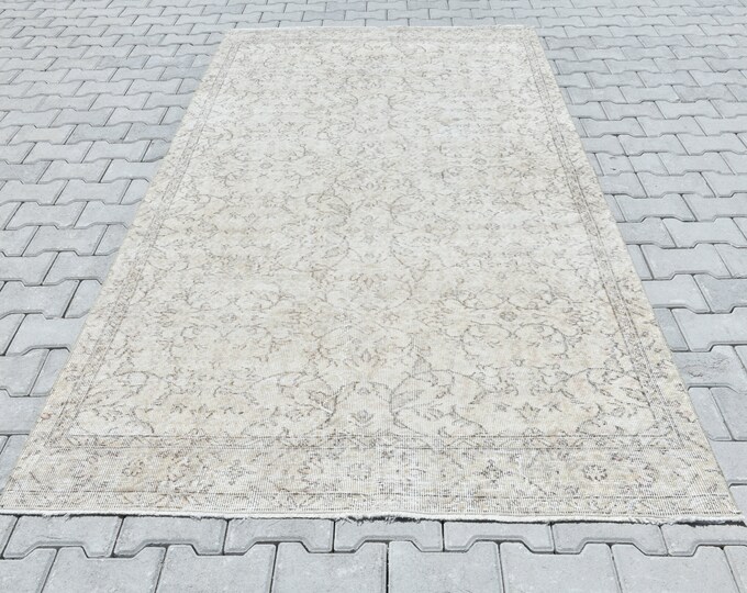 4x9,living Room Rug,4x9 Vintage Rug,handmade Rug,turkish Rug,bedroom ...