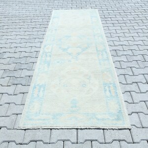 3x10 Rug,Vintage Runner Rug,Anatolian Runner,Turkish Runner,Oushak Runner,3x10 Runner Rug,Vintage Rug,3x10 Turkish Rug,Handmade Rug,B-2579