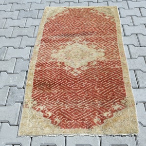 3x5,Vintage Rug,Turkish Rug,3x5 Area Rug,Handmade Rug,Anatolian Rug,3x5 Rug,Oushak Area Rug,Turkey Rug,Wool Area Rug,Soft Rug,Boho Rug,A-893