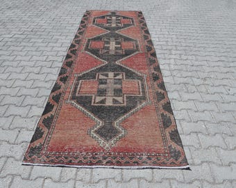 4x12 Runner Rug,4x12 Hallway Rug,4x12 Turkish Rug,4x12 Entry Rug,Bohemian Rug,Anatolian Rug,Neutral Rug,Kitchen Rug,Turkish Runner ,B-2842