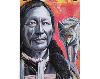 8 x 10 写真 CHIEF john_comes lakota_1899 ネイティブアメリカン
