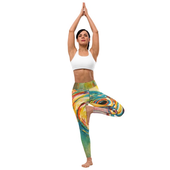 Rainbow Trout Yoga Leggings 