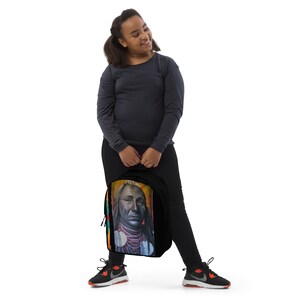 Minimalist Backpack Rainbow Man