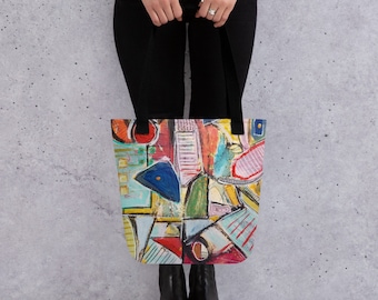 Abstract Tote bag