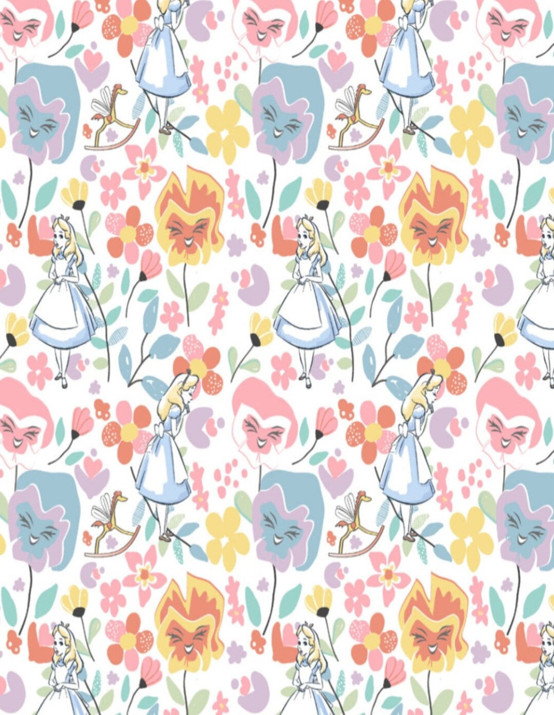 Alice in Wonderland Flowers Kindle Paperwhite Sleeve, Kindle Basic