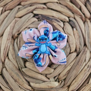 Disney-accesorios para el pelo de Stitch para niña, diadema de