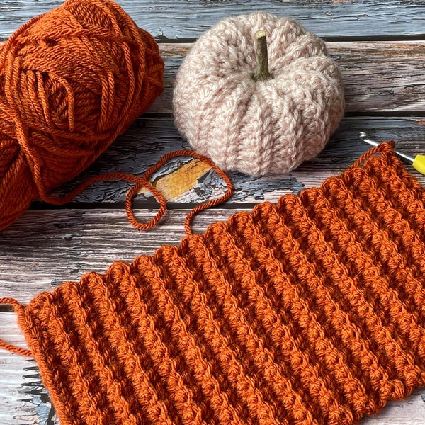 Crochet Pattern - Pumpkin With a Twist (3 sizes)