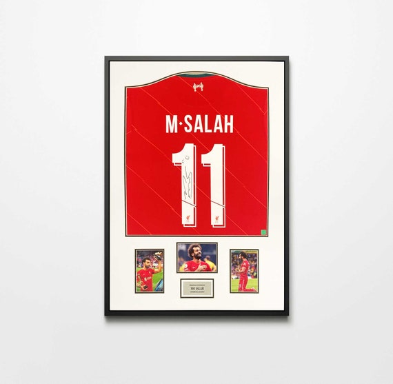 Mohamed salah hot sale signed shirt