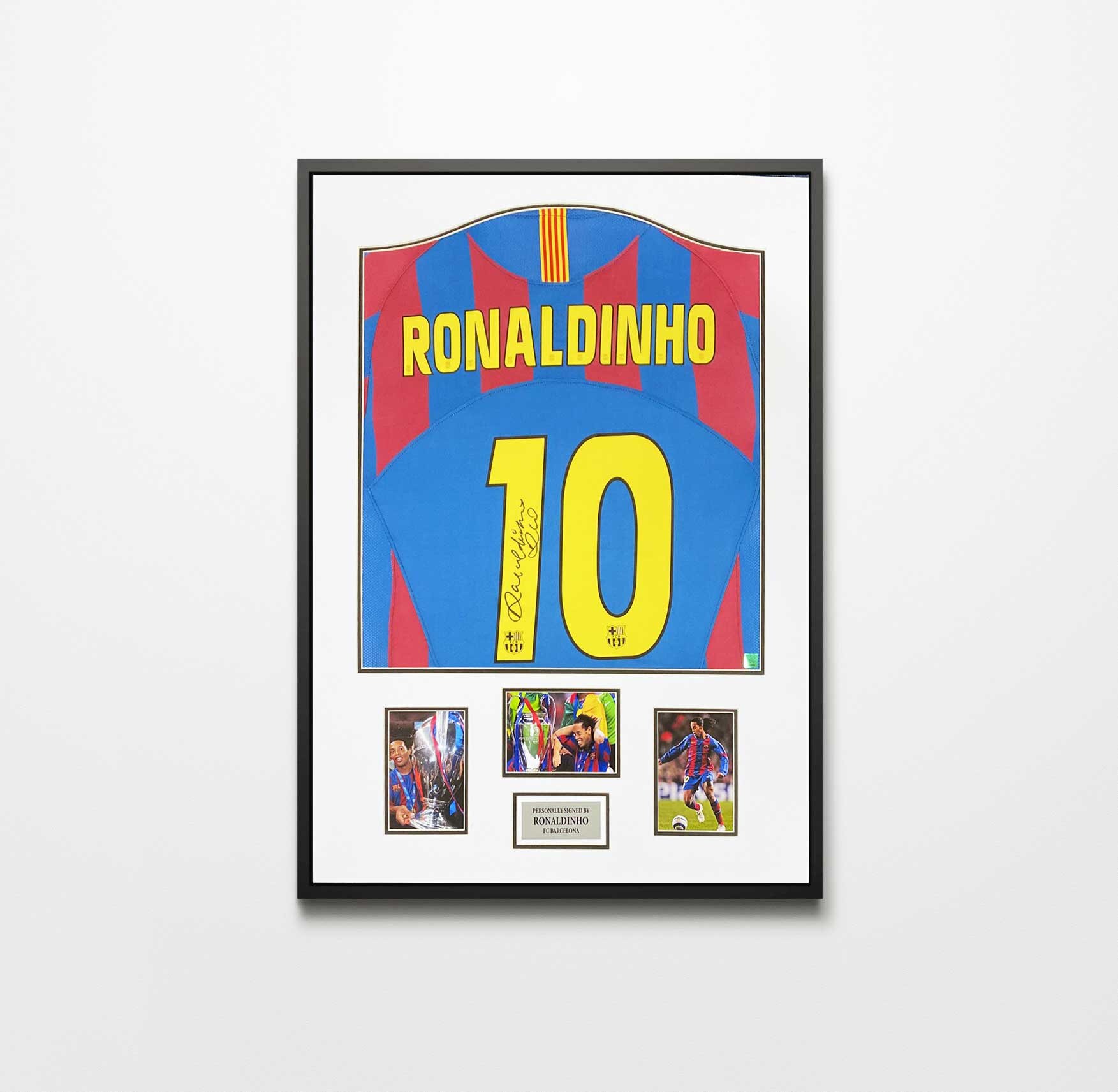 Ysirseu Ronaldinho Gaucho Barca Metal Tin Sign 8 x 12 in Sport Artwork  Vintage Poster Man Cave Decorative