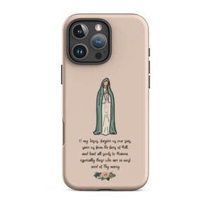 Unsere Dame von Fatima katholische Handyhülle, Tough Case für iPhone® 11-16, Muttergottes, Jungfrau Maria, katholische Handyhülle
