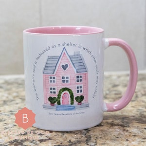 Catholic Coffee Mug, Edith Stein, Saint Benedicta, Motherhood, Mother&#39;s Day, 11oz cup, Catholic Gift, Women&#39;s Gift
