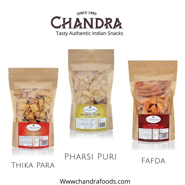 3 x Indian Savoury Snacks, Handmade,  Tasty Diwali, Eid, Christmas Gift Ideas,