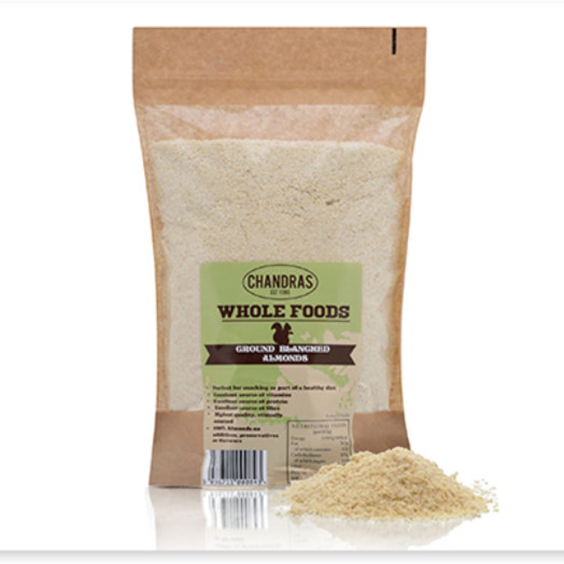 Chandra Almond Flour, Ground Blanched Almonds, Low Carb, Gluten Free