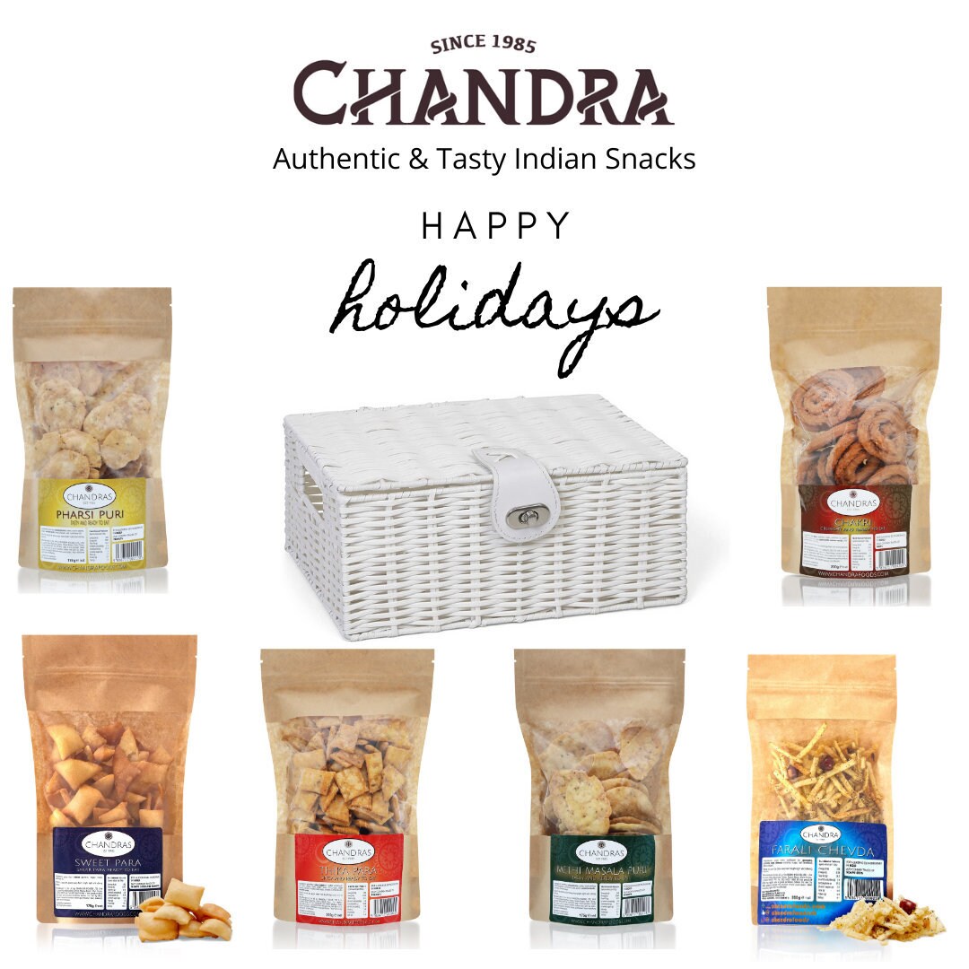 Indian Savoury Snack Food Hamper Gift of 6 Vegetarian Handmade Etsy UK
