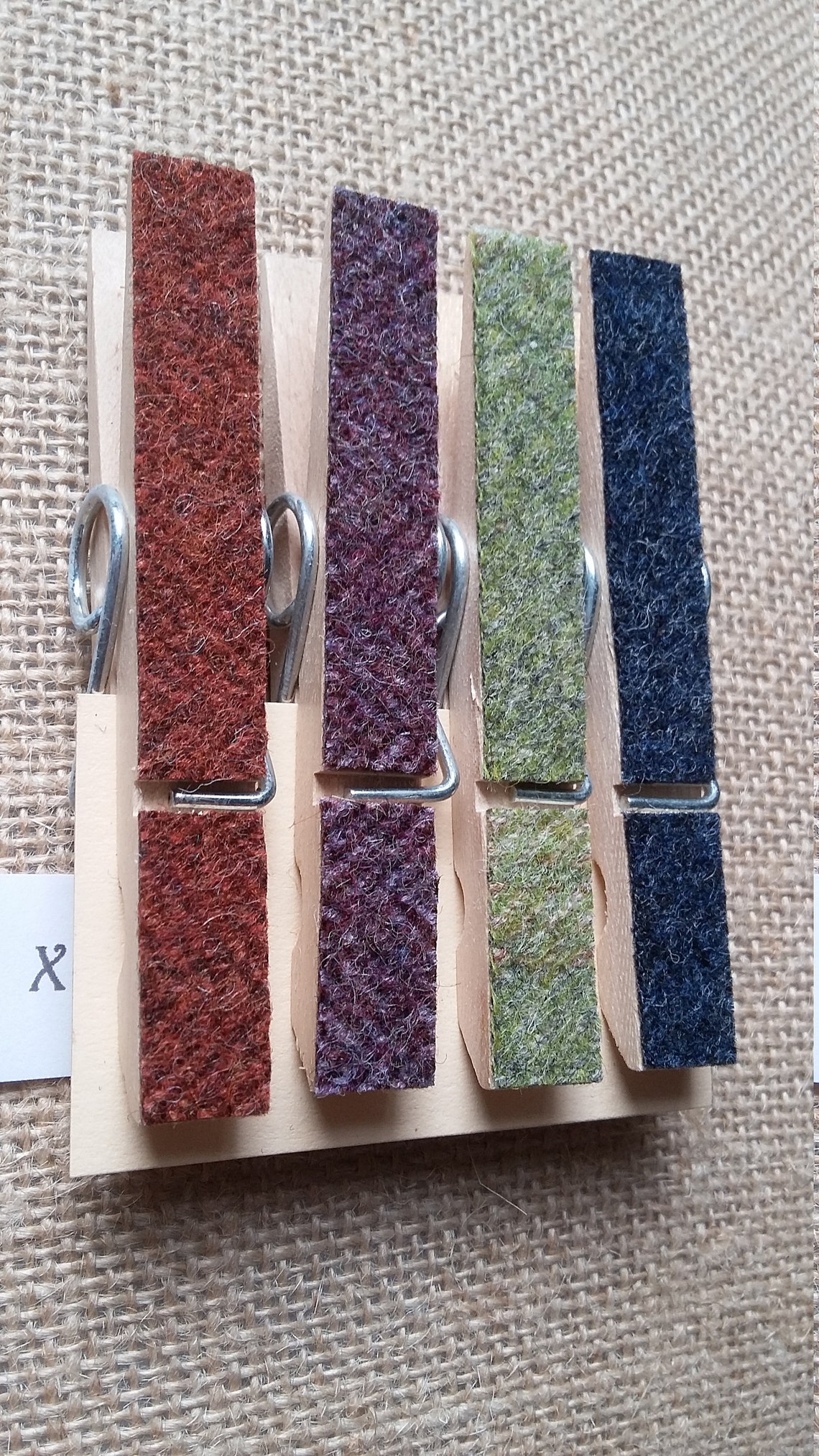 Fridge Decorated pegs Etsy