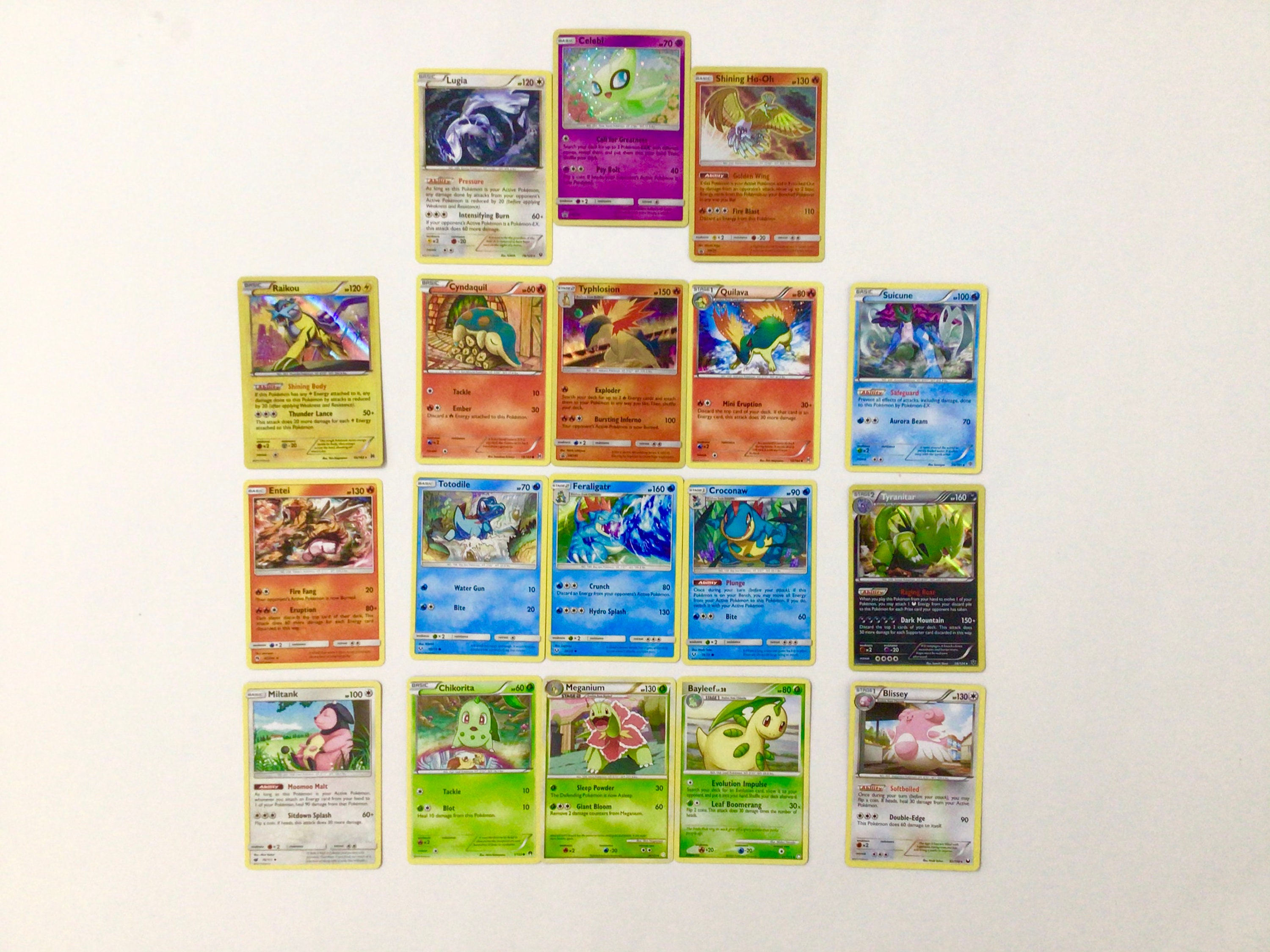 2nd Gen JOHTO POKEMON Set. 100 Cards Incl authentic: - Etsy
