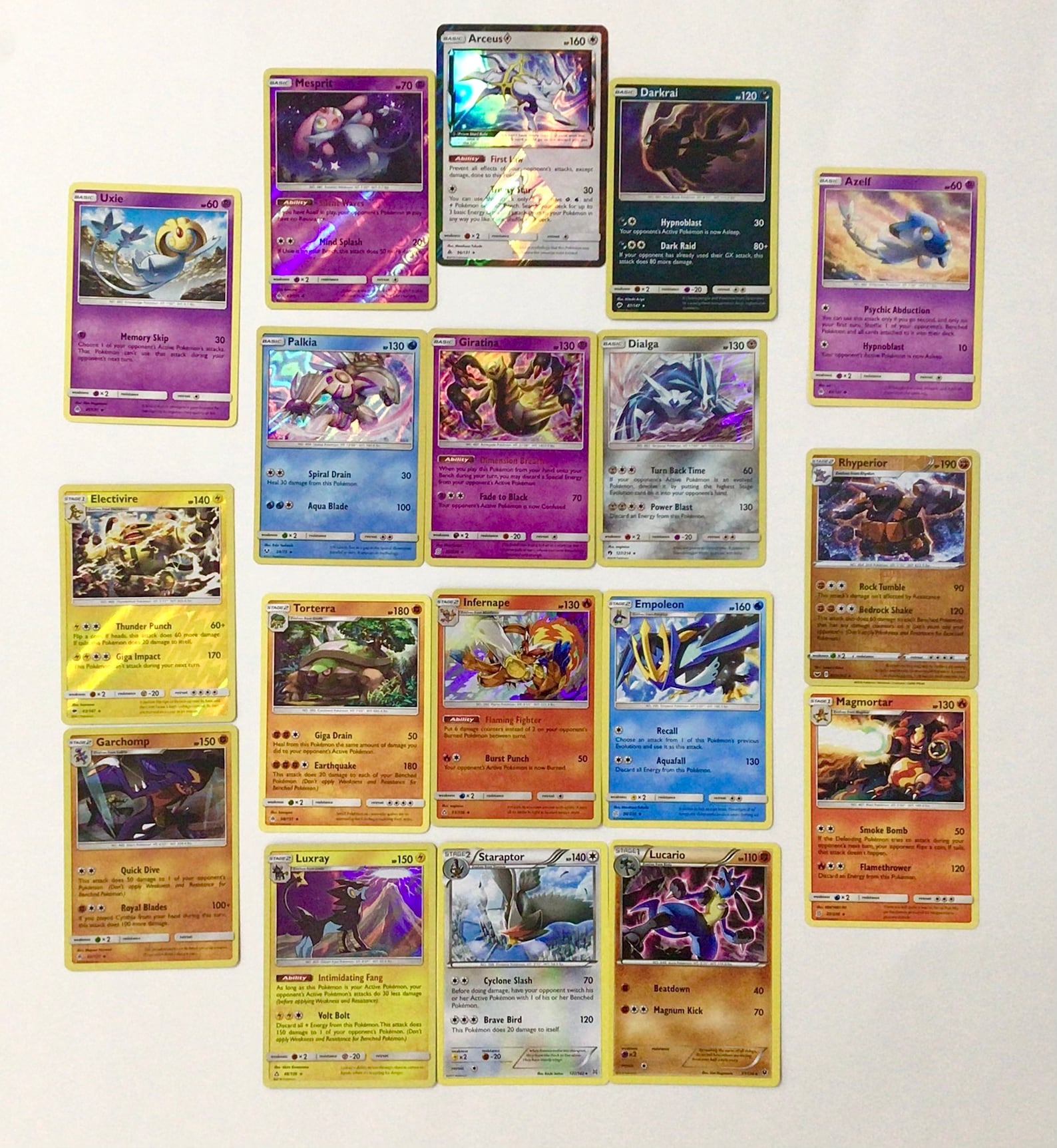 4th Gen SINNOH POKEMON 120 Card Set Authentic Chimchar Etsy