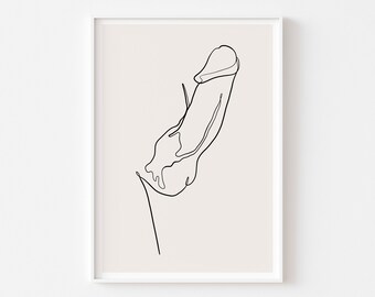 Erect Cock Erotic Art