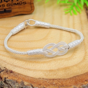 1000 Sterling Silver Kazaziye Bracelet 201022319, Handmade Bracelet Jewelry Made of 1000 Sterling Silver