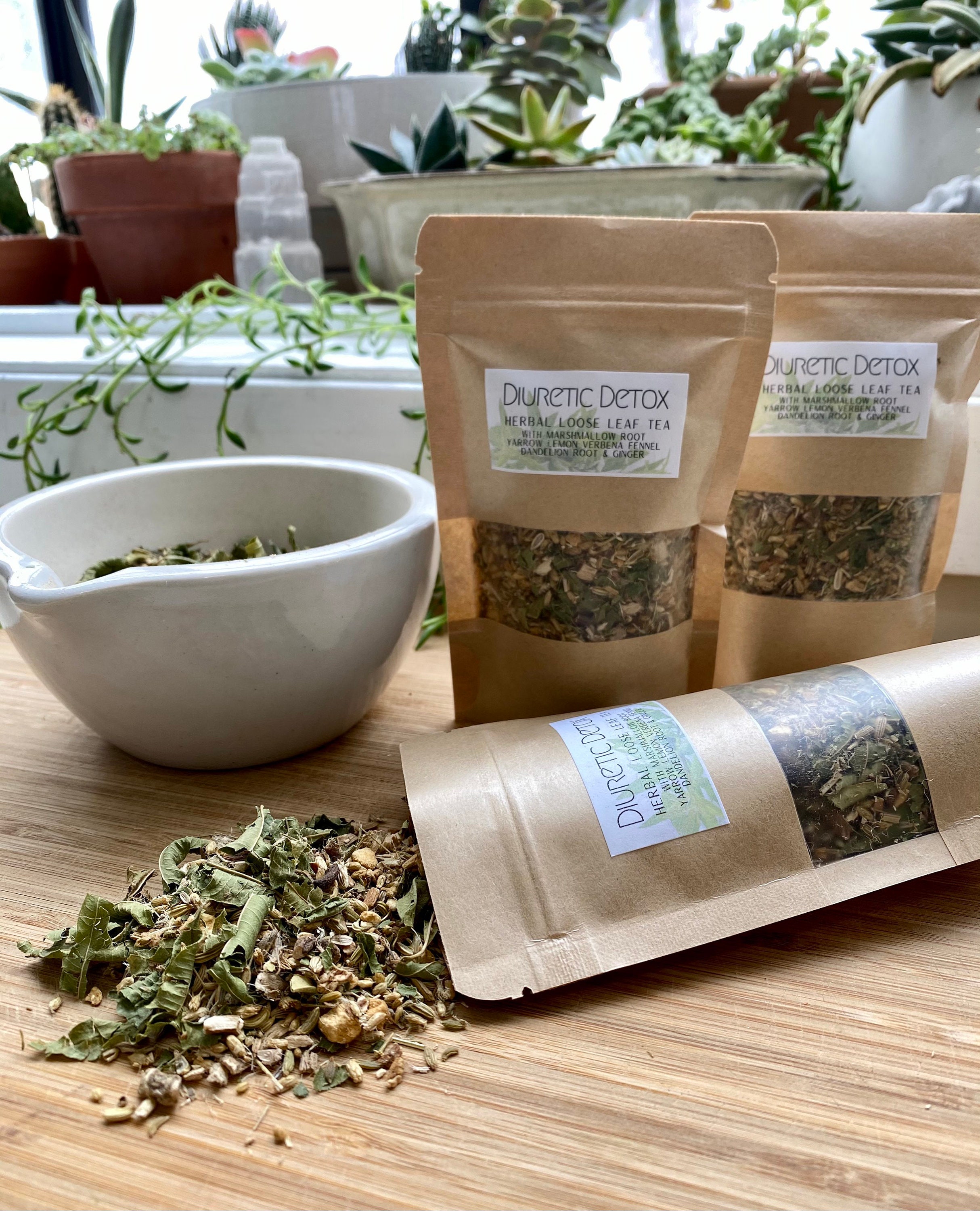 Diuretic Detox Tea Herbal Tea Blend Water Retention Etsy UK