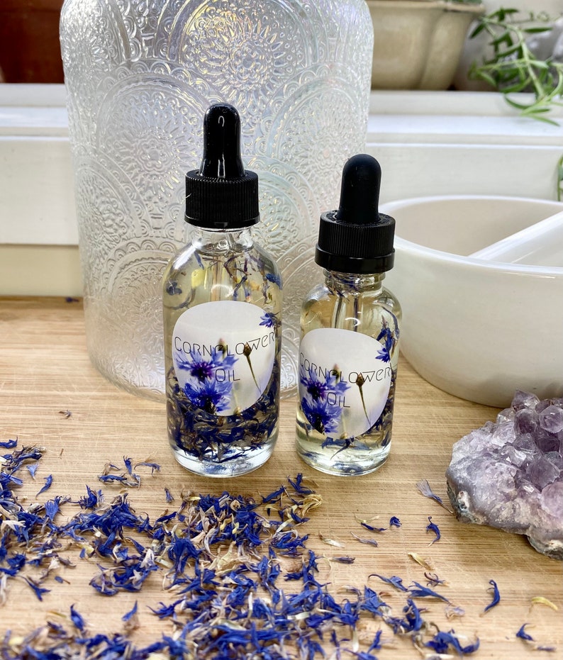 Cornflower Oil Rejuvenating Under Eye Serum Helps Fine Etsy