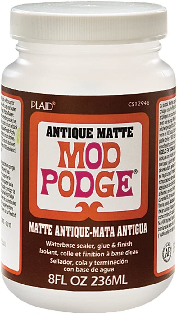 1 Pack Mod Podge Antique Matte Waterbase Sealer,Glue and Finish (8-Ounce),CS12948