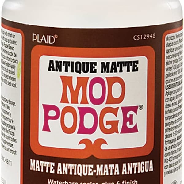 1 Pack Mod Podge Antique Matte Waterbase Sealer,Glue and Finish (8-Ounce),CS12948