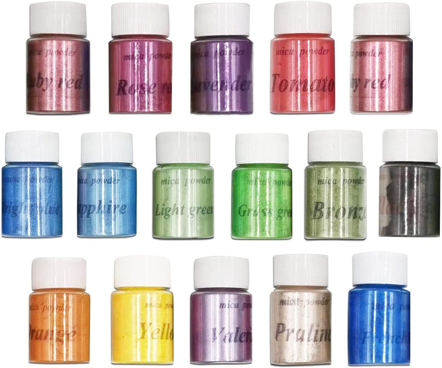 Mica Pigment Powder, 30 Colors to Choose From, Pigment Powder, Bulk, Soap,  Candles, Lip Gloss, Matte, Freshies, Resin, Tumbler, Skin 