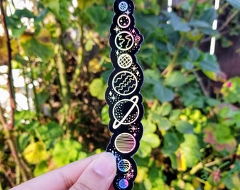 Holographischer Sonnensystem Sticker