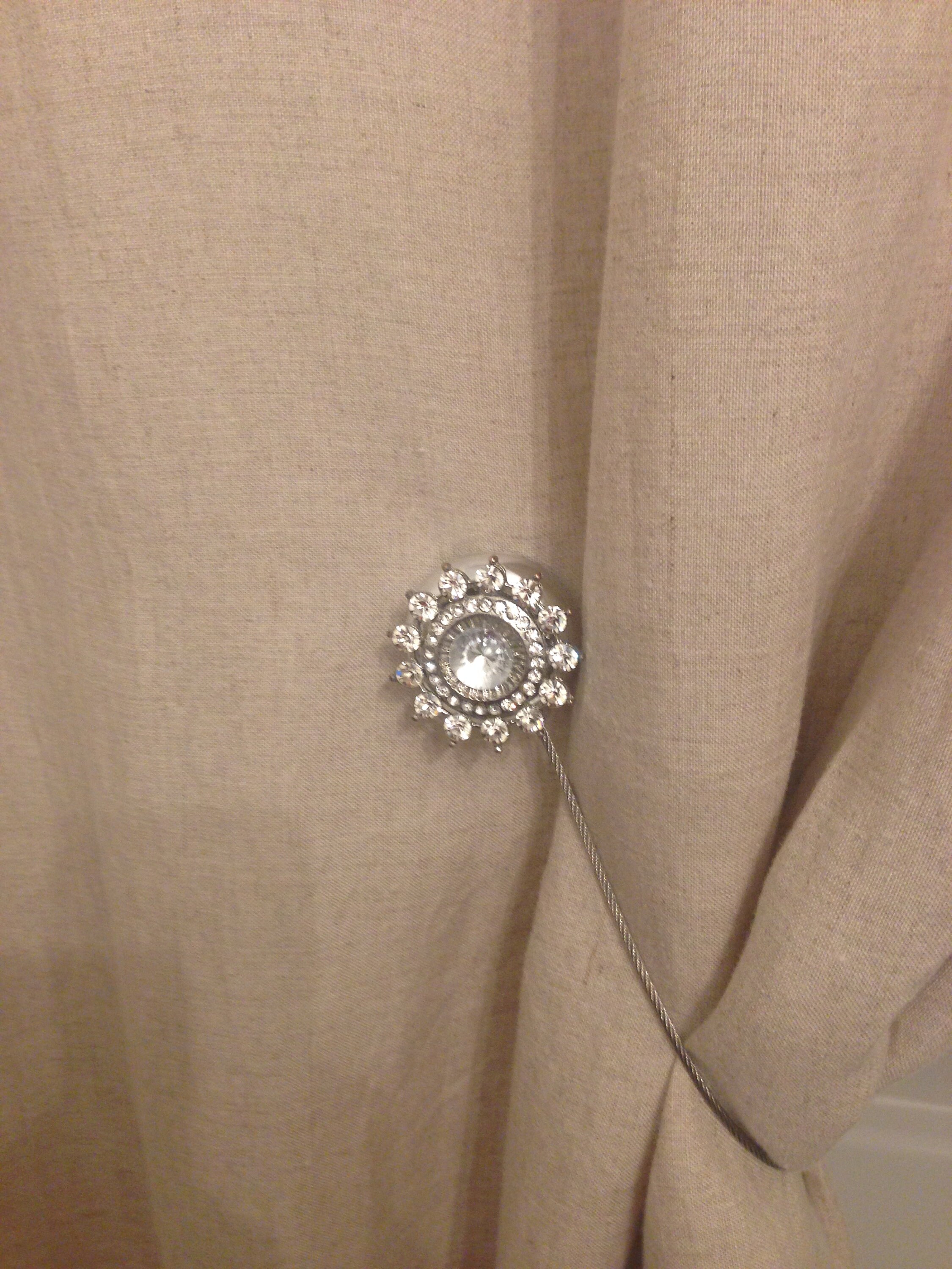 Rhinestone Curtain Tieback / Holdback Starbust Etsy UK