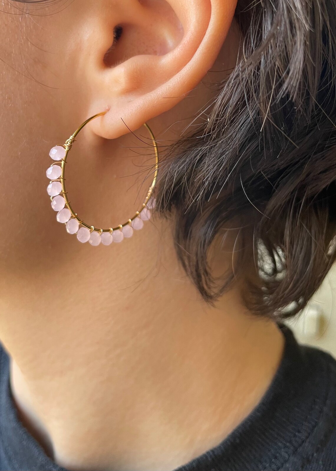 Pink hoops Clearance