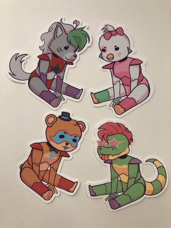 Five Nights Freddys Security Breach Stickers