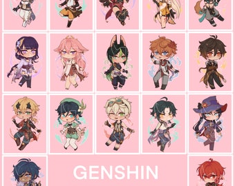 Llaveros genshin