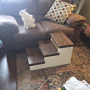 Heavy Duty Pet Steps for Dogs or Cats for Bed & Couch 3 Step version