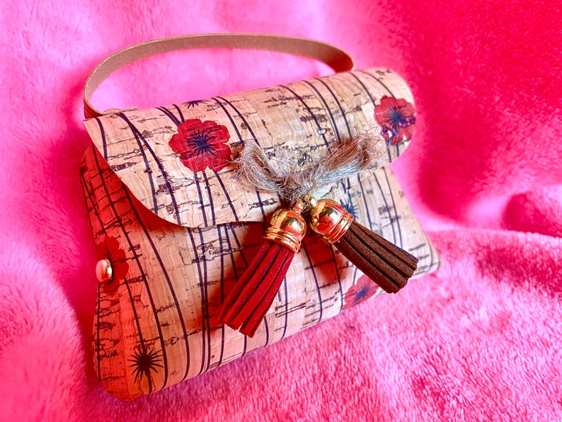 Handmade cork purse cork purse